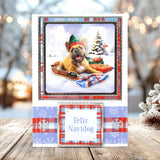 3D Push Out Sheet - Katy Sue - Santa Paws Pack 2 - Two Sheets