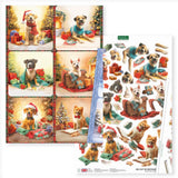 3D Push Out Sheet - Katy Sue - Santa Paws Pack 1 - Two Sheets