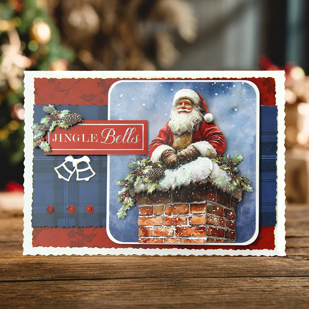 3D Push Out Sheet - Katy Sue - Santa Stop Here - One Sheet