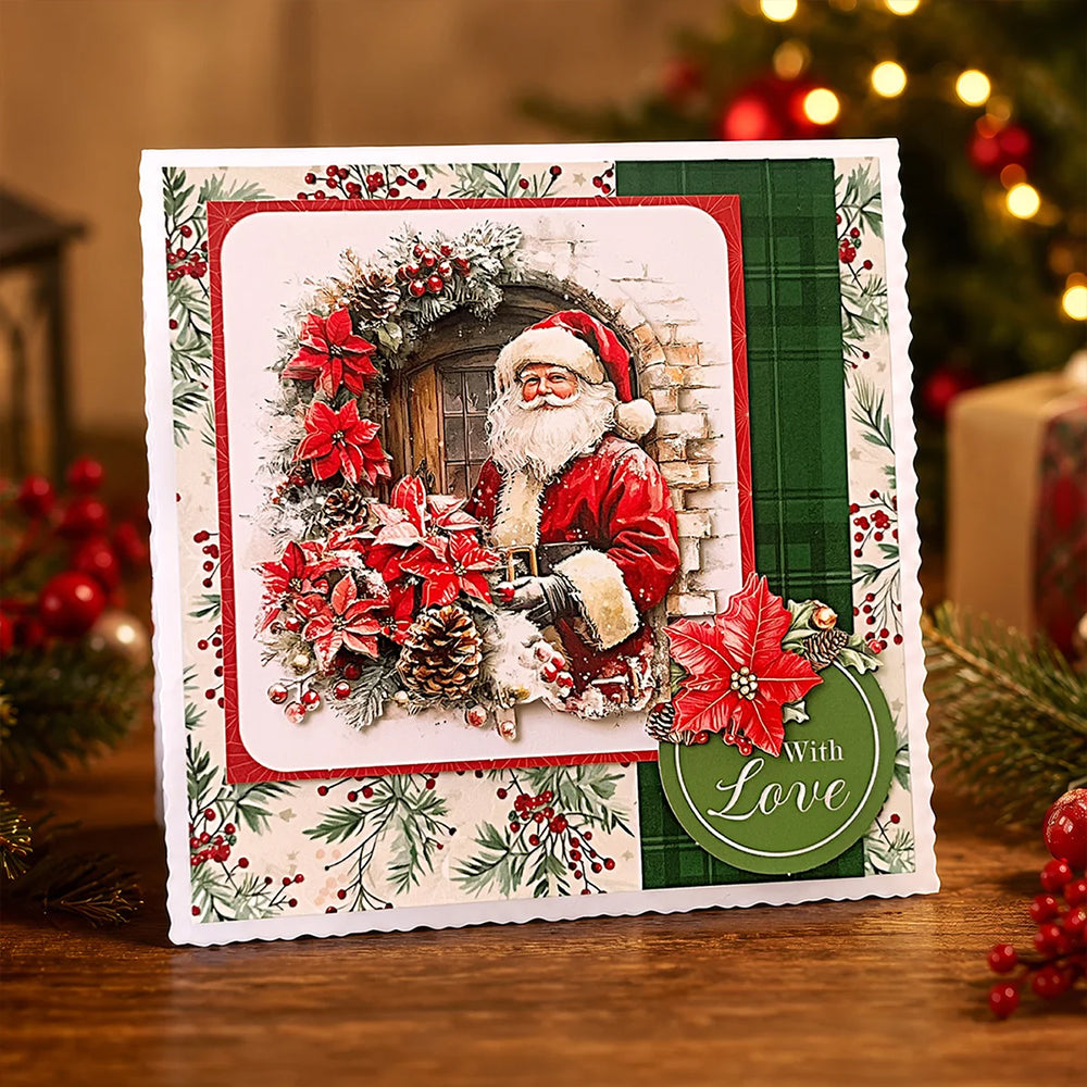 3D Push Out Sheet - Katy Sue - Santa's Seasonal Visit - One Sheet