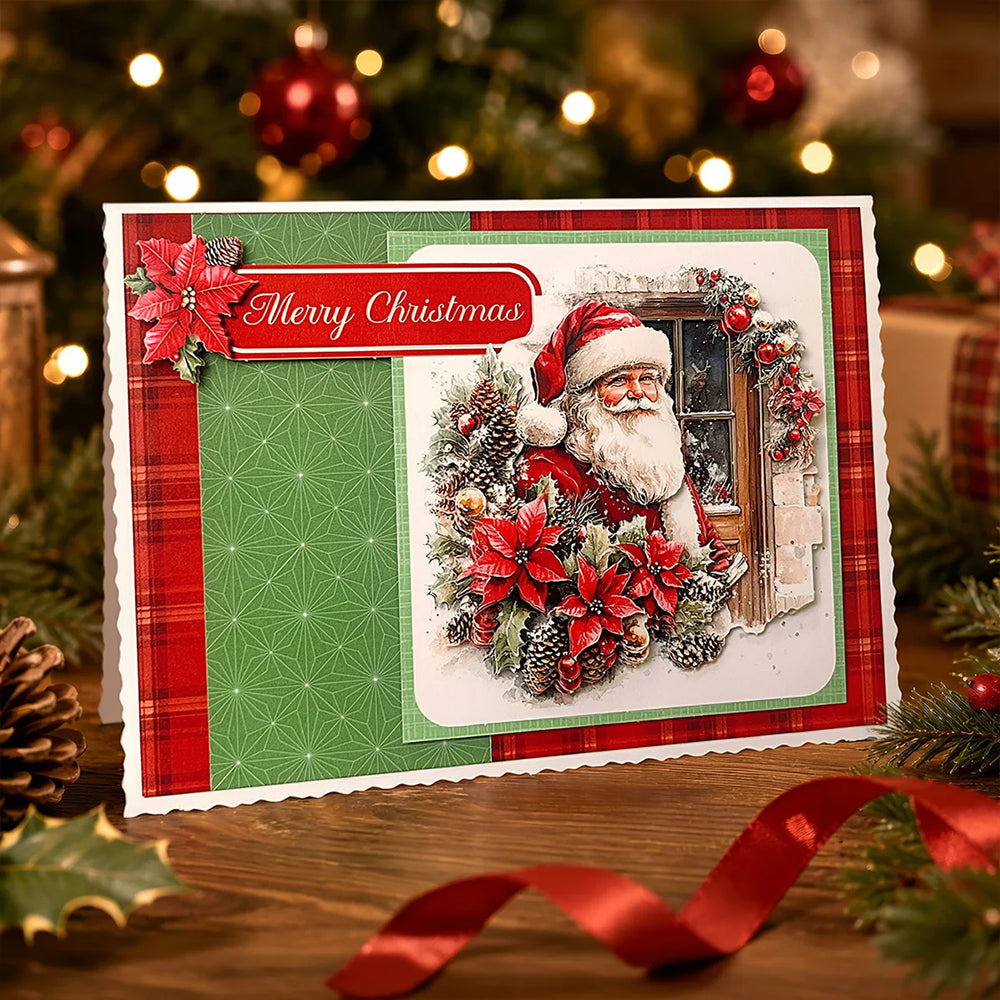 3D Push Out Sheet - Katy Sue - Santa's Winter Welcome - One Sheet