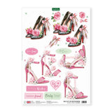 3D Push Out Sheet - Katy Sue - Stilettos in Bloom