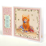 3D Push Out Sheet - Katy Sue - Crafty Kittens Pack 1 - Two Sheets