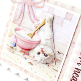 3D Push Out Sheet - Katy Sue - Crafty Kittens Pack 2 - Two Sheets