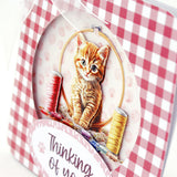 3D Push Out Sheet - Katy Sue - Crafty Kittens Pack 1 - Two Sheets