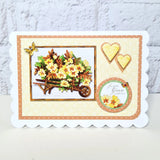 3D Push Out Sheet - Katy Sue - Primrose Wheelbarrow - One Sheet