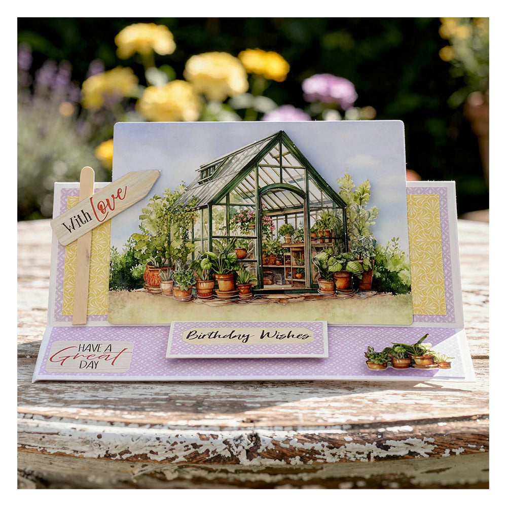 3D Push Out Sheet - Katy Sue - Summer Greenhouse - One Sheet