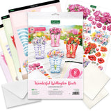 Katy Sue Cardmaking Kit - Wonderful Wellington Boots