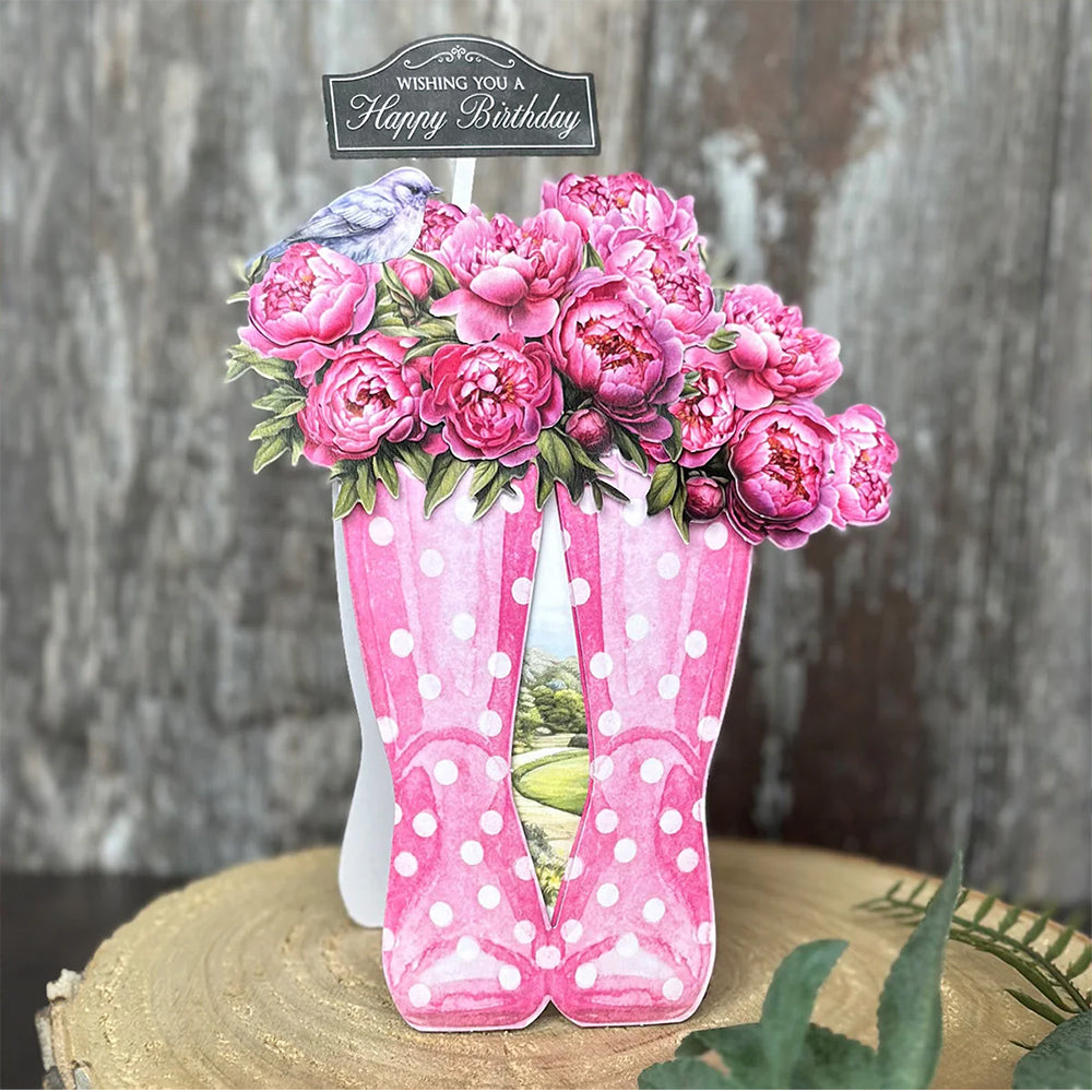 Katy Sue Cardmaking Kit - Wonderful Wellington Boots