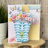 Katy Sue Cardmaking Kit - Wonderful Wellington Boots