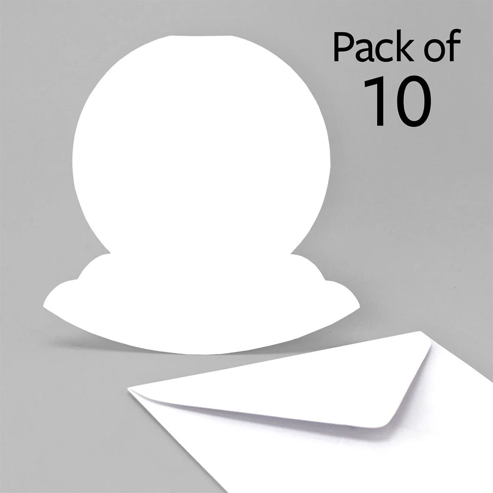 Katy Sue - Blank Circle Rocker Cards With Envelopes