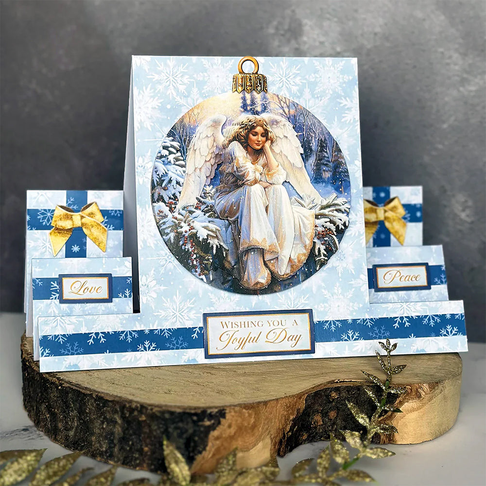3D Push Out Sheet - Katy Sue - Christmas Bauble - Christmas Angel - One Sheet