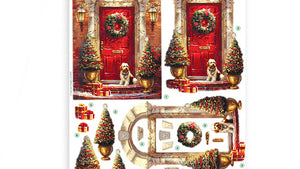 3D Push Out Sheets - Christmas