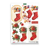 3D Push Out Sheet - Katy Sue - Christmas Stockings - One Sheet