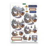 3D Push Out Sheet - Katy Sue - Christmas Bauble - Christmas Village - One Sheet