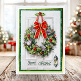 3D Push Out Sheet - Katy Sue - Christmas Wreath - One Sheet