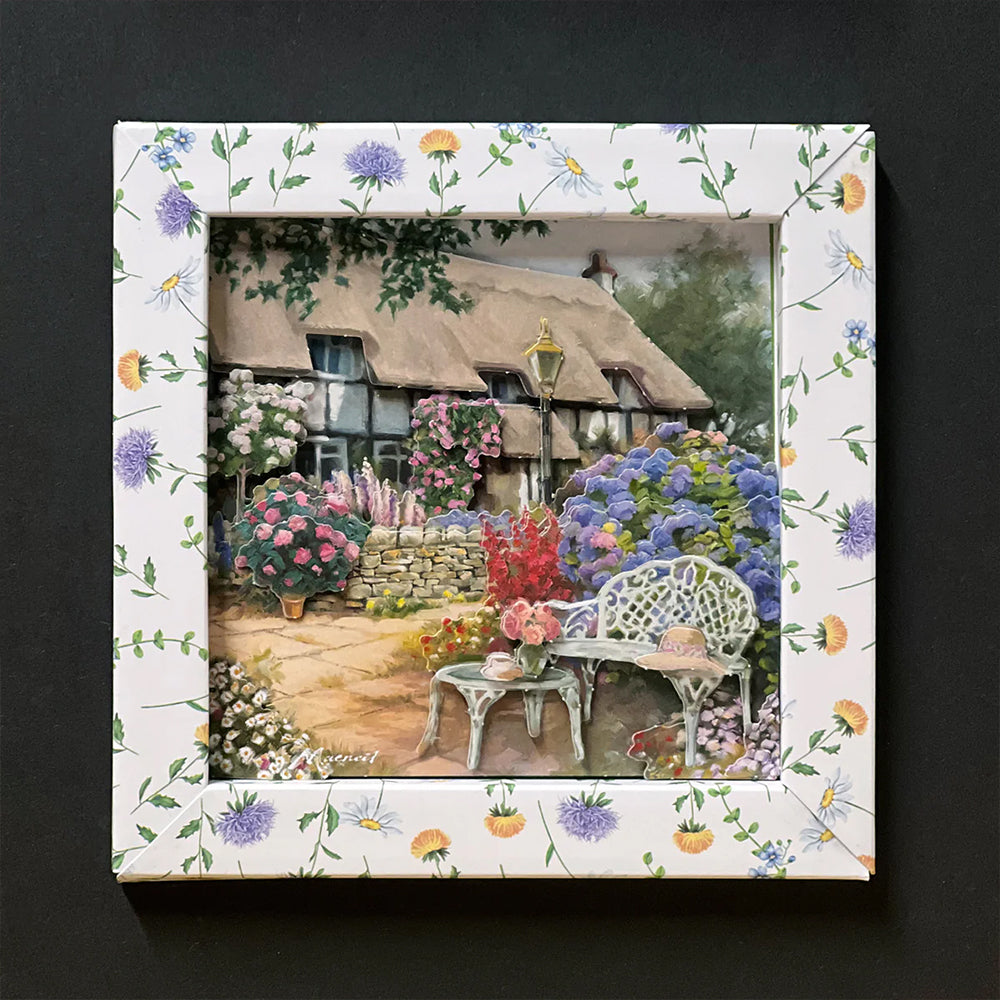 3D Push Out Sheet - Katy Sue - Cottage Patio Garden - One Sheet