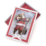 3D Push Out Sheet - Katy Sue - Father Christmas - One Sheet