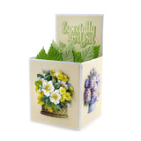 3D Push Out Sheet - Katy Sue - Pots of Flowers - One Sheet