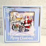 3D Push Out Sheet - Katy Sue - Santa and Green Car - One Sheet