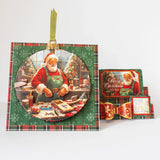 3D Push Out Sheet - Katy Sue - Christmas Bauble - Santa's Workshop - One Sheet
