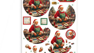3D Push Out Sheets - Christmas