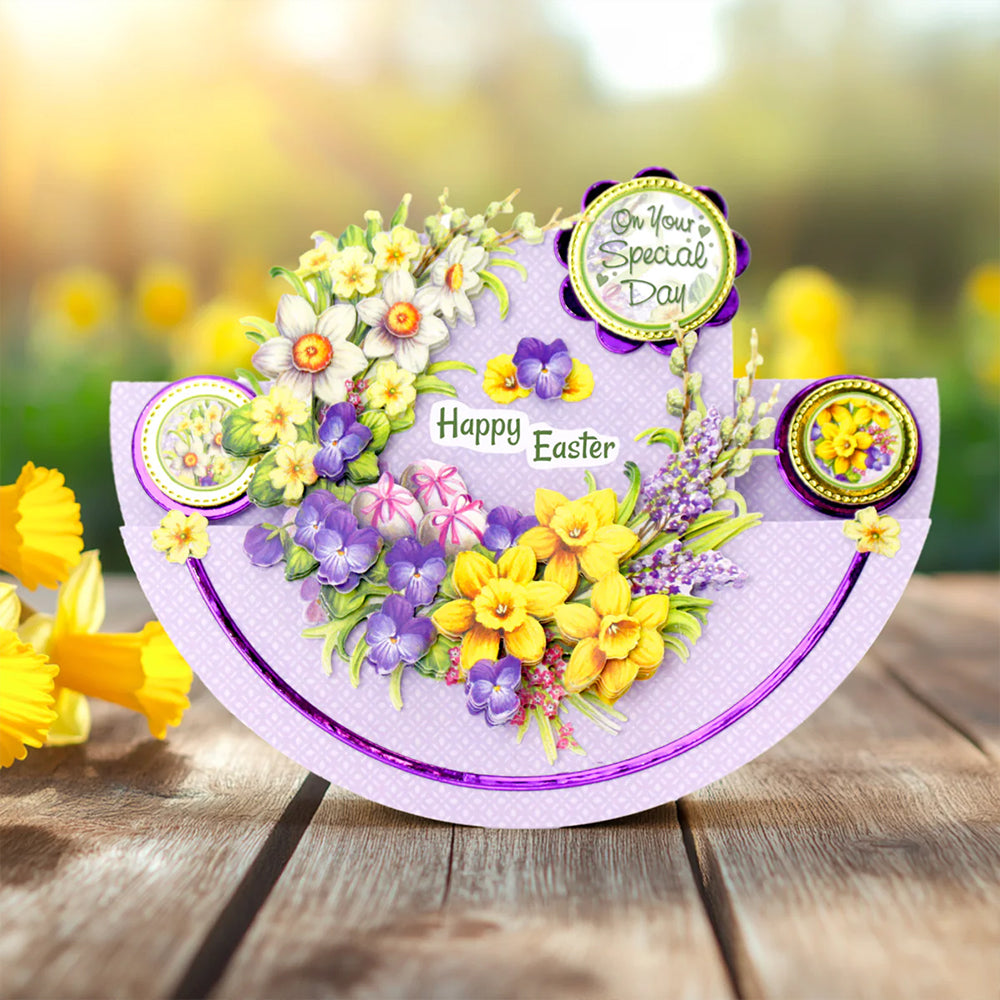 3D Push Out Sheet - Katy Sue - Spring Flowers - One Sheet