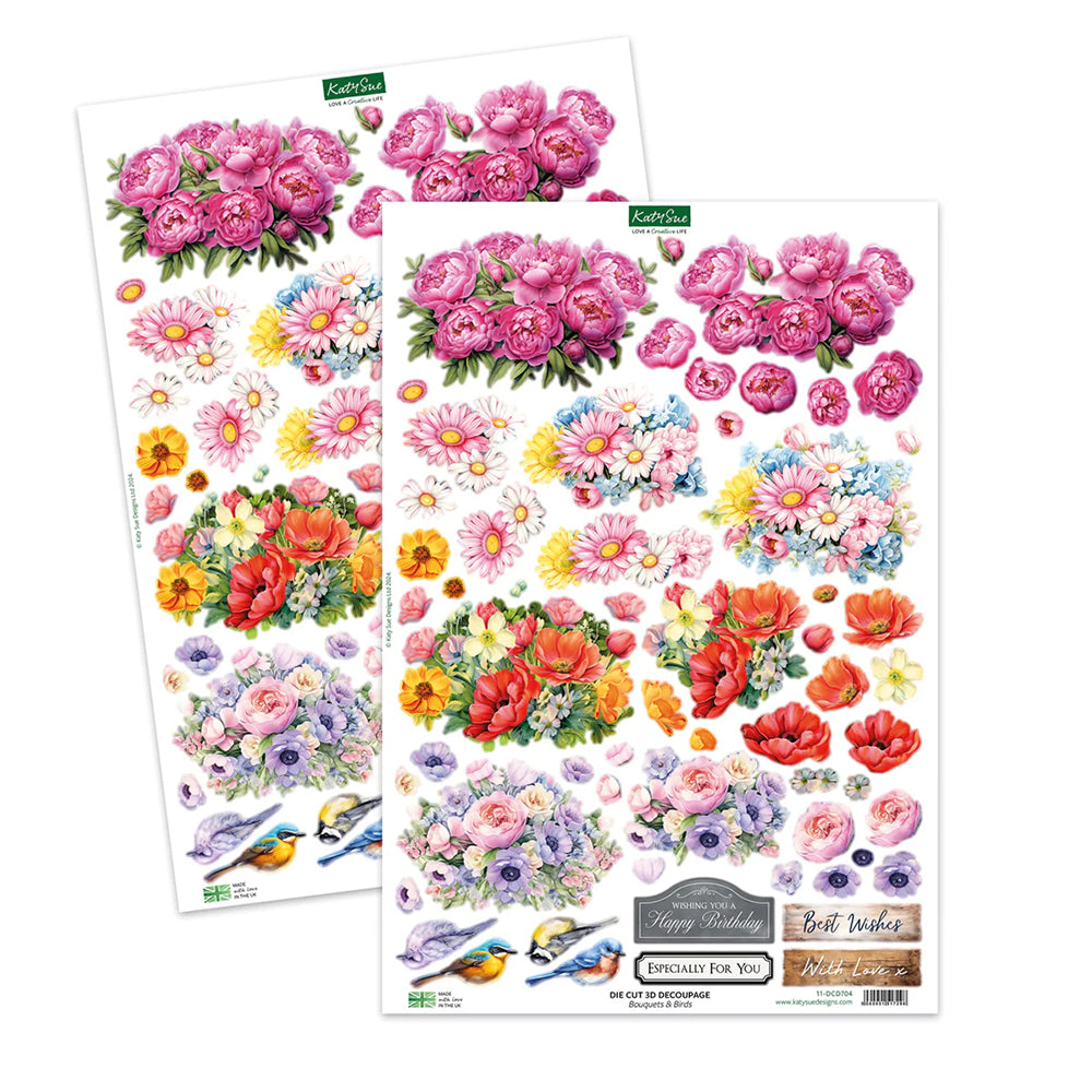 Katy Sue Cardmaking Kit - Pretty Petals Picket Fence