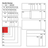 L20 Vue Stamp - Custom Handle Stamp 37 x 37mm
