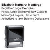 Lawyer Statutory Declarations Stamp 4913