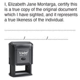 Lawyer Stamp - Certify True Likeness of 4928
