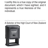 Lawyer Stamp - Certify Likeness of, Solicitor High Court 4928