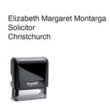 Lawyer Long Name Stamp 4912