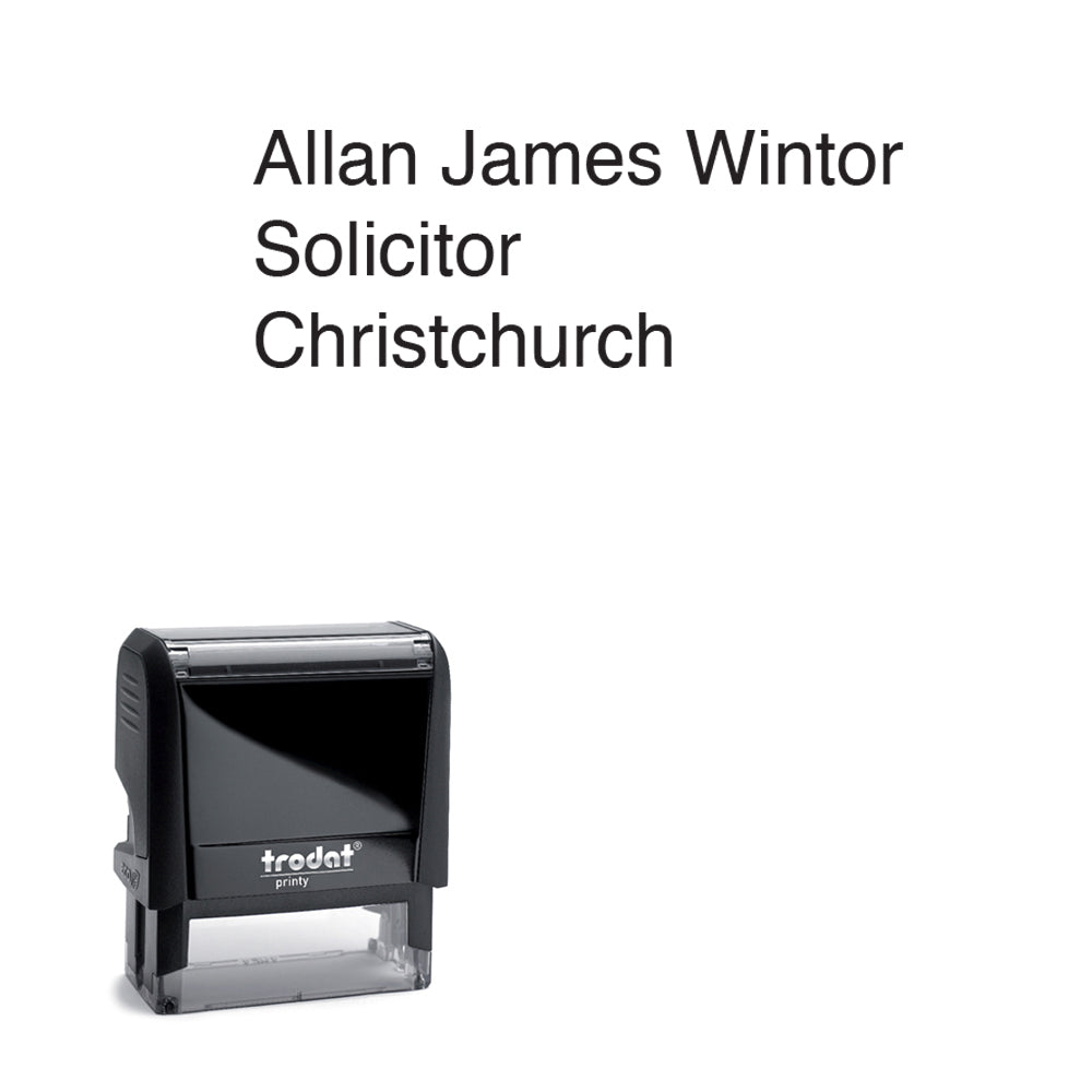 Lawyer Short Name Stamp 4911