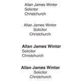 Lawyer Short Name Stamp 4911