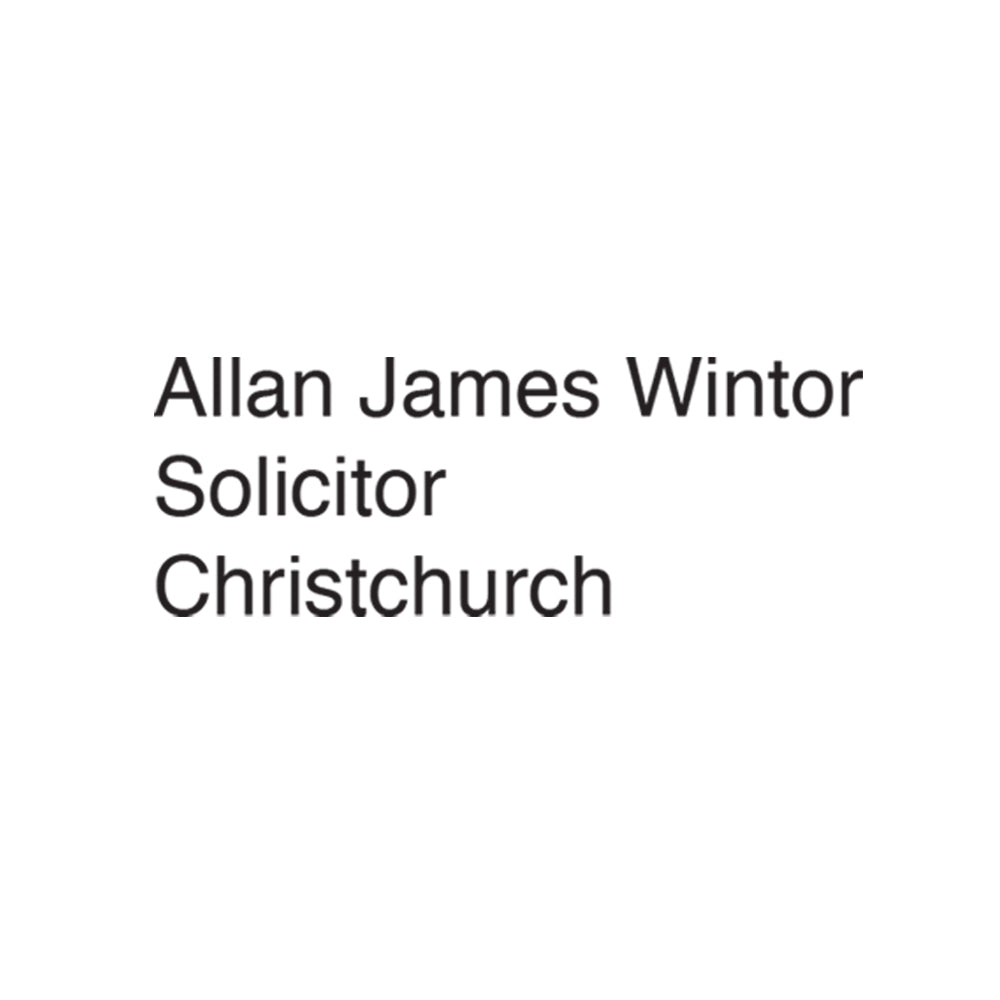 Lawyer Short Name Stamp 4911