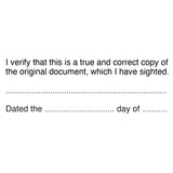 Lawyer Stamp - Verify True Copy of Document 4915