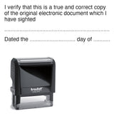 Lawyer Stamp - Verify True Copy of Electronic Document 4915