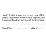 Lawyer Stamp - Verify True Likeness of 4915