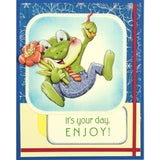 3D Push Out Sheet - Le Suh - Funny Frogs