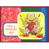 3D Push Out Sheet - Le Suh - Funny Frogs