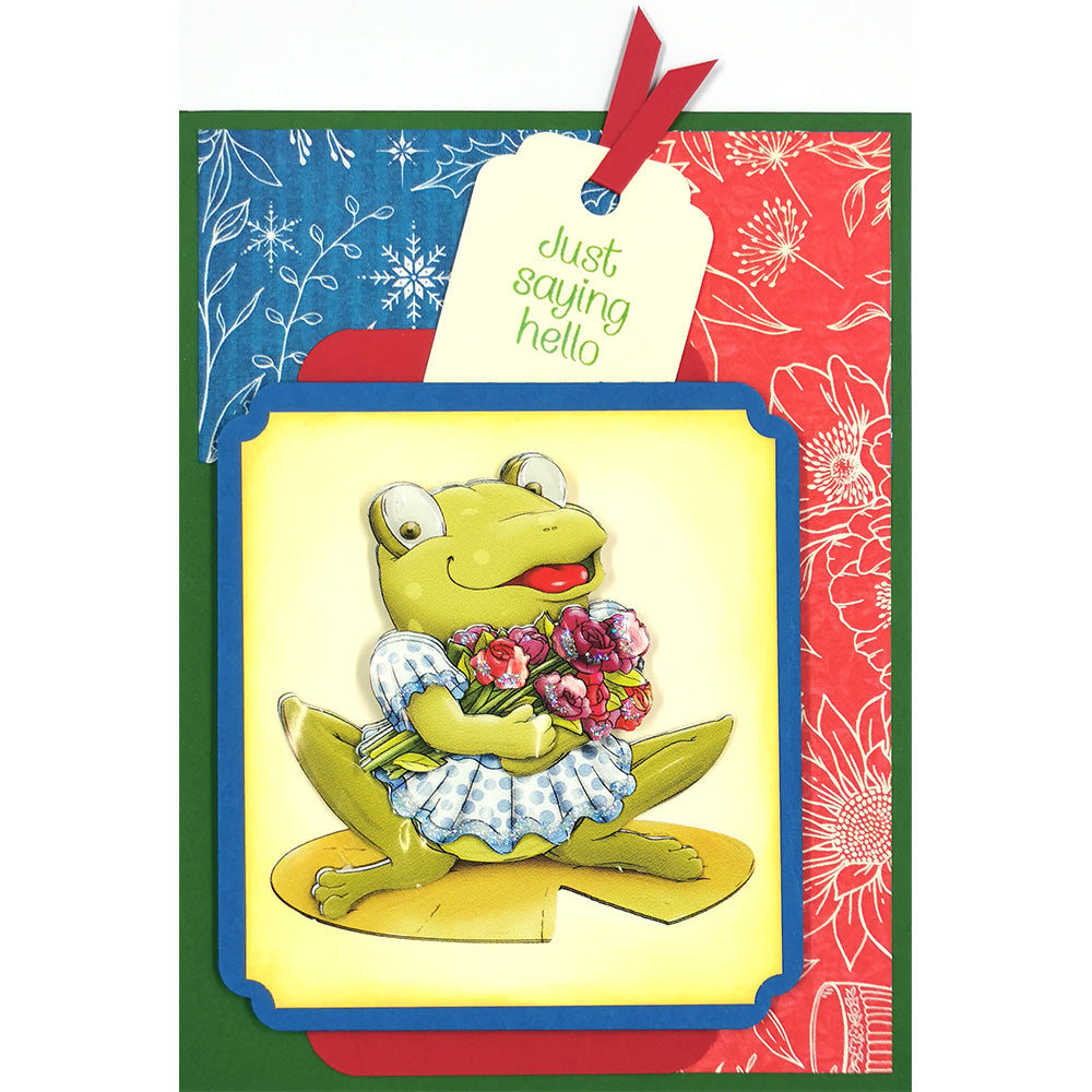 3D Push Out Sheet - Le Suh - Funny Frogs