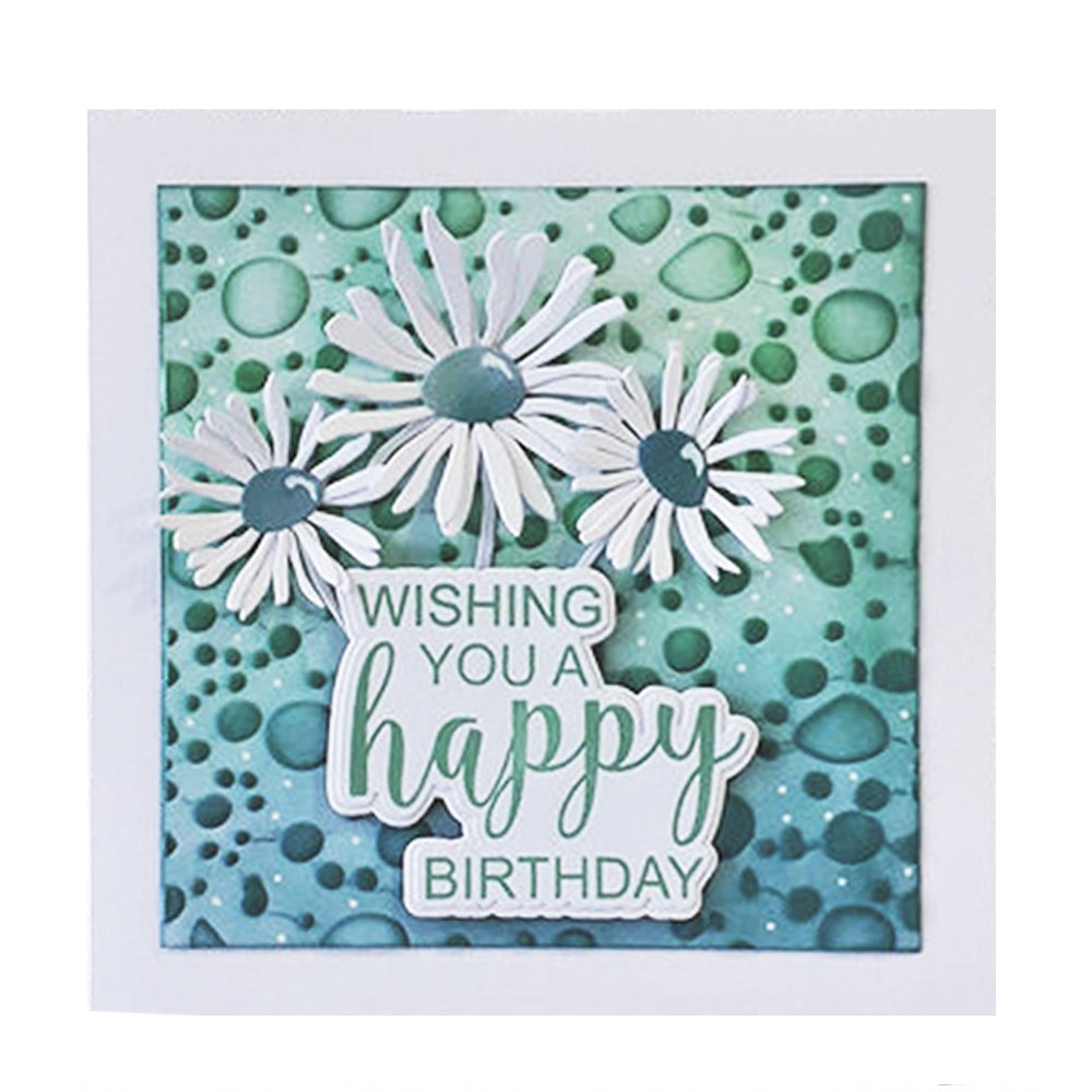 Lisa Horton 3D Embossing Folder - Water Droplets LHCEF010