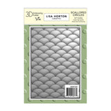 Lisa Horton 3D Embossing Folder - Scalloped Circles LHCEF236