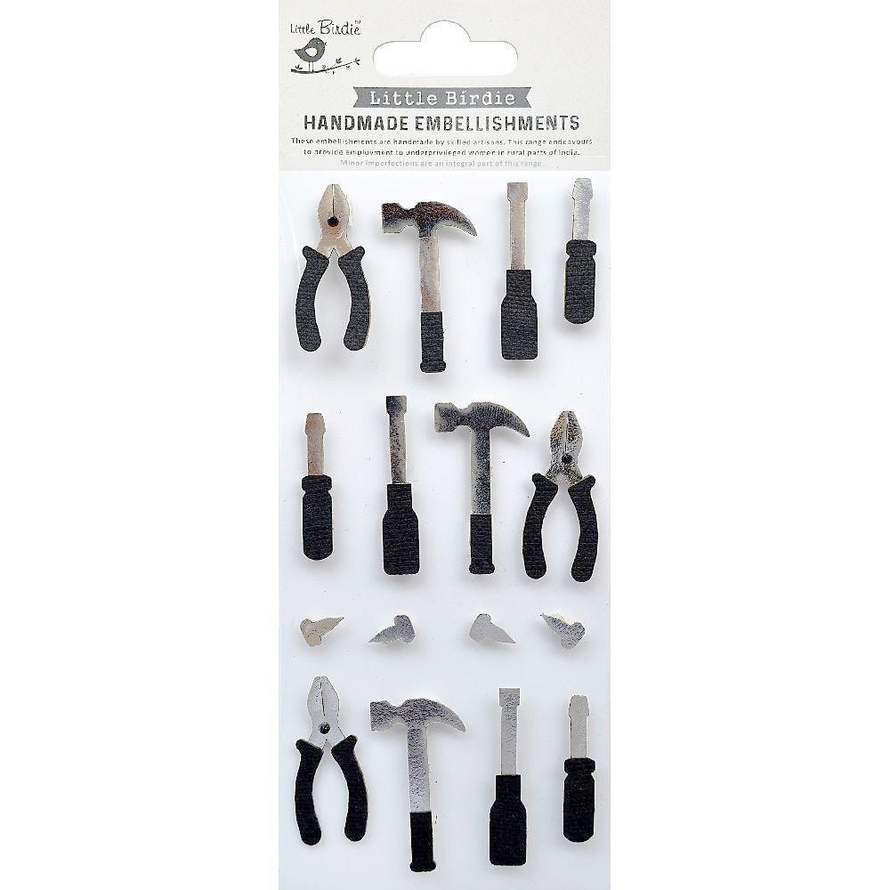 Little Birdie Handmade Stick on Embellishments - Tools