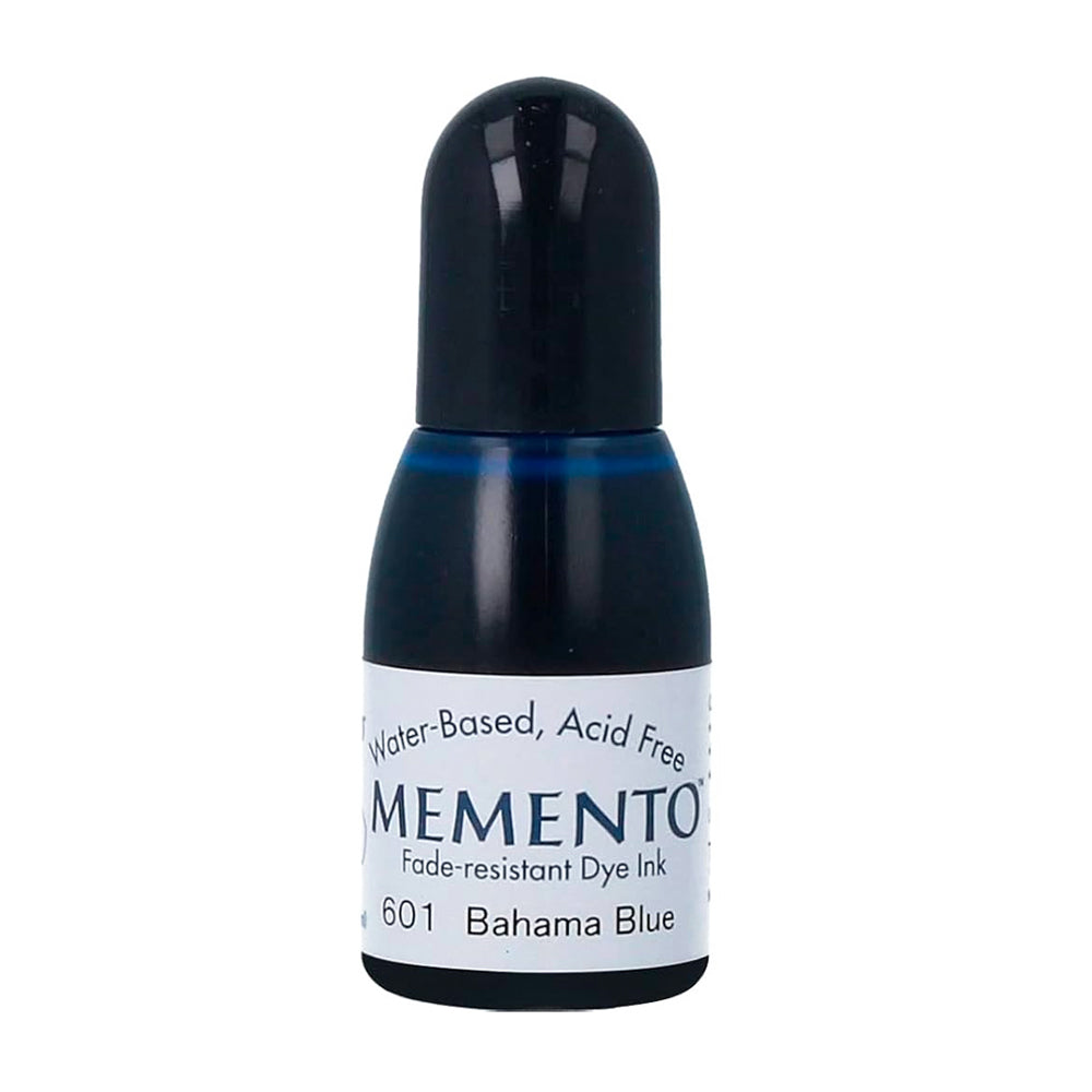 Tsukineko Memento Dye Reinker - Bahama Blue
