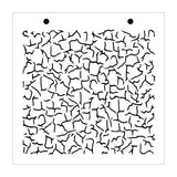 Montarga Stencil - Crackle