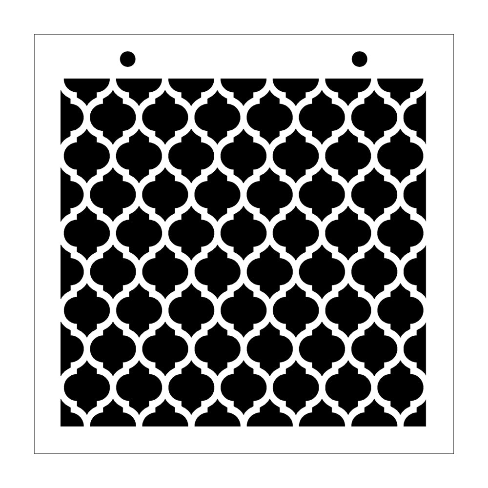 Montarga Stencil Moroccan Lace Rubber Stamps by Montarga