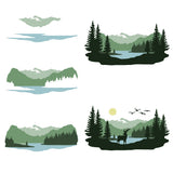 Montarga Layering Stencil - Mountain Landscape