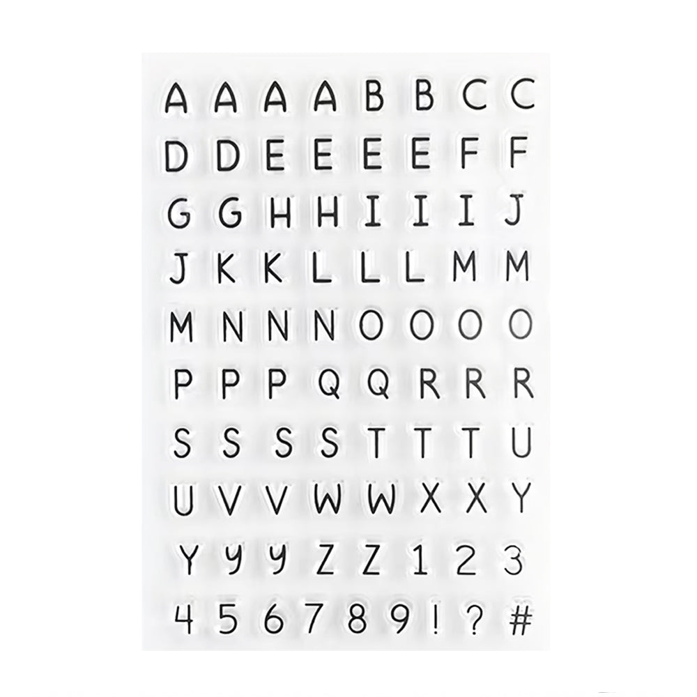 Montie's Craft Supplies - Alphabet Set Chloe